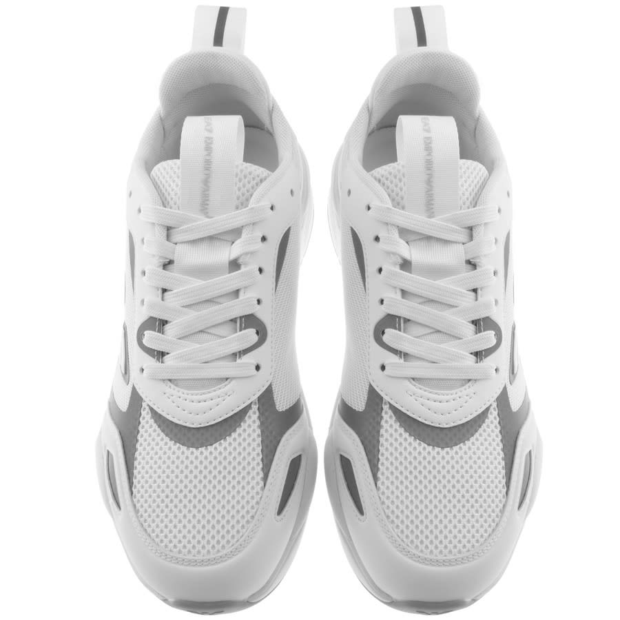 Alternative Image for ProductEA7 Emporio Armani Logo Trainers White3